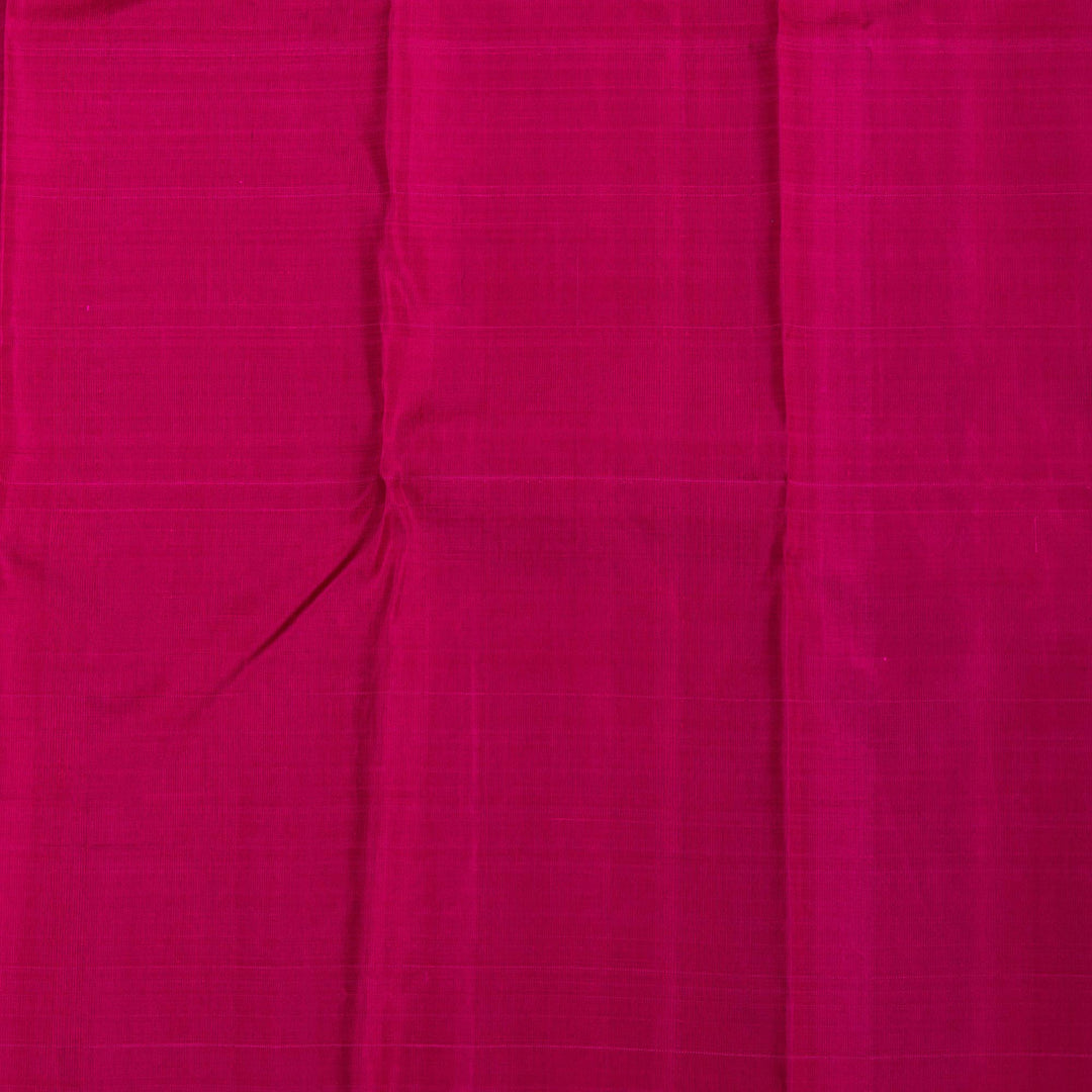 Kuberan Cream Pink Kanchivaram Silk Saree
