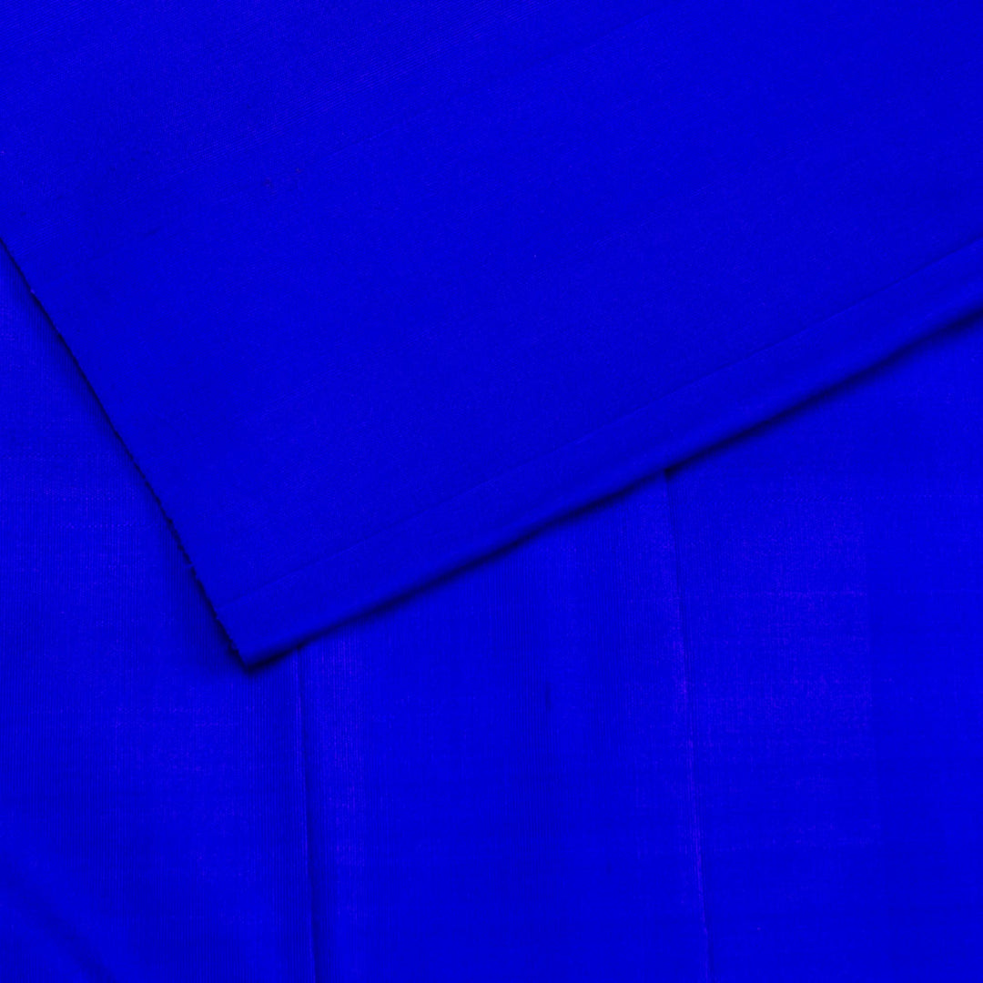 Kuberan Orange Blue Kanchivaram Silk Saree