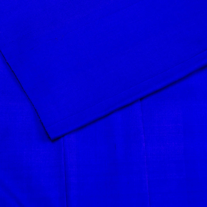 Kuberan Orange Blue Kanchivaram Silk Saree