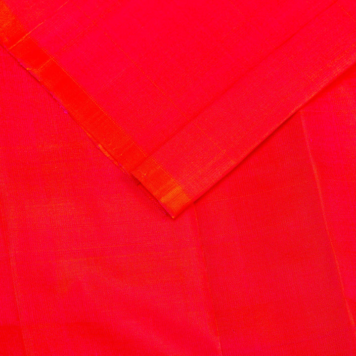 Kuberan Blue Red Kanchivaram Silk Saree