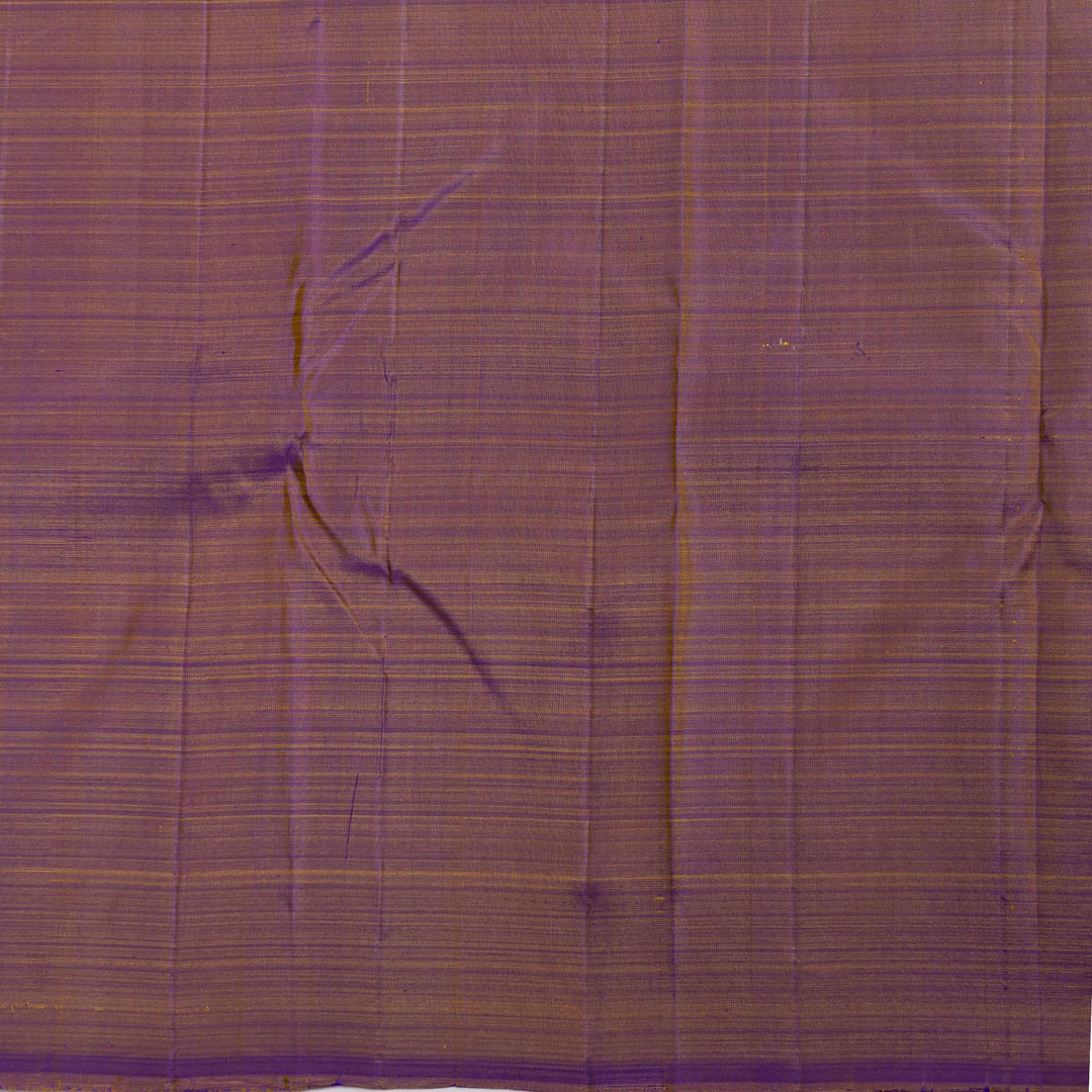 Kuberan Royal Blue Beige Kanchivaram Silk Saree