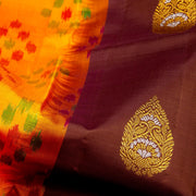 Kuberan Brown Kanchivaram Silk Saree