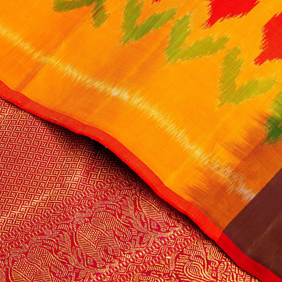 Kuberan Brown Kanchivaram Silk Saree