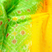 Kuberan Bright Yellow Kanchivaram Silk Saree