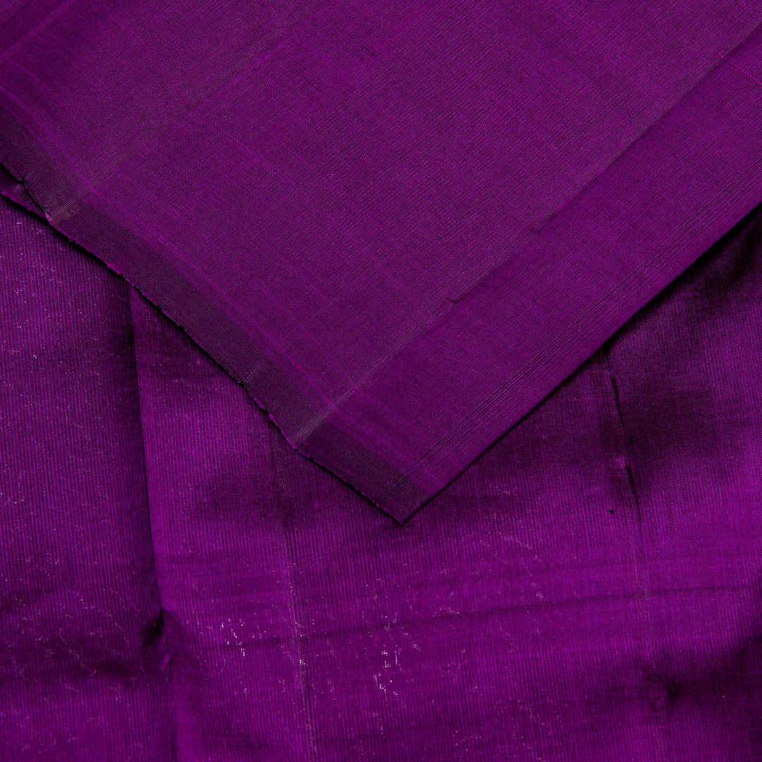 Kuberan Purple Kanchivaram Silk Saree