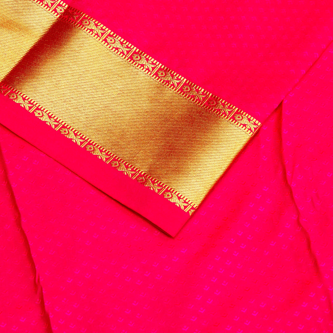 Kuberan Green Red Art Silk Saree