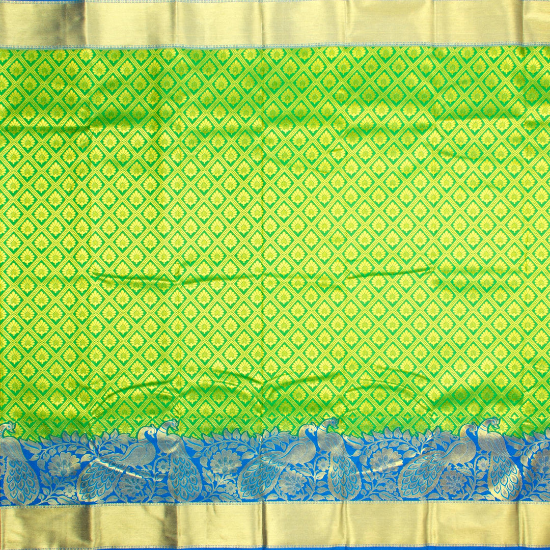 Kuberan Green Blue Art Silk Saree