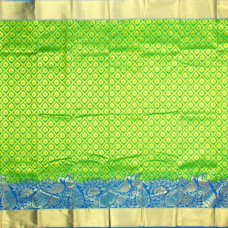 Kuberan Green Blue Art Silk Saree