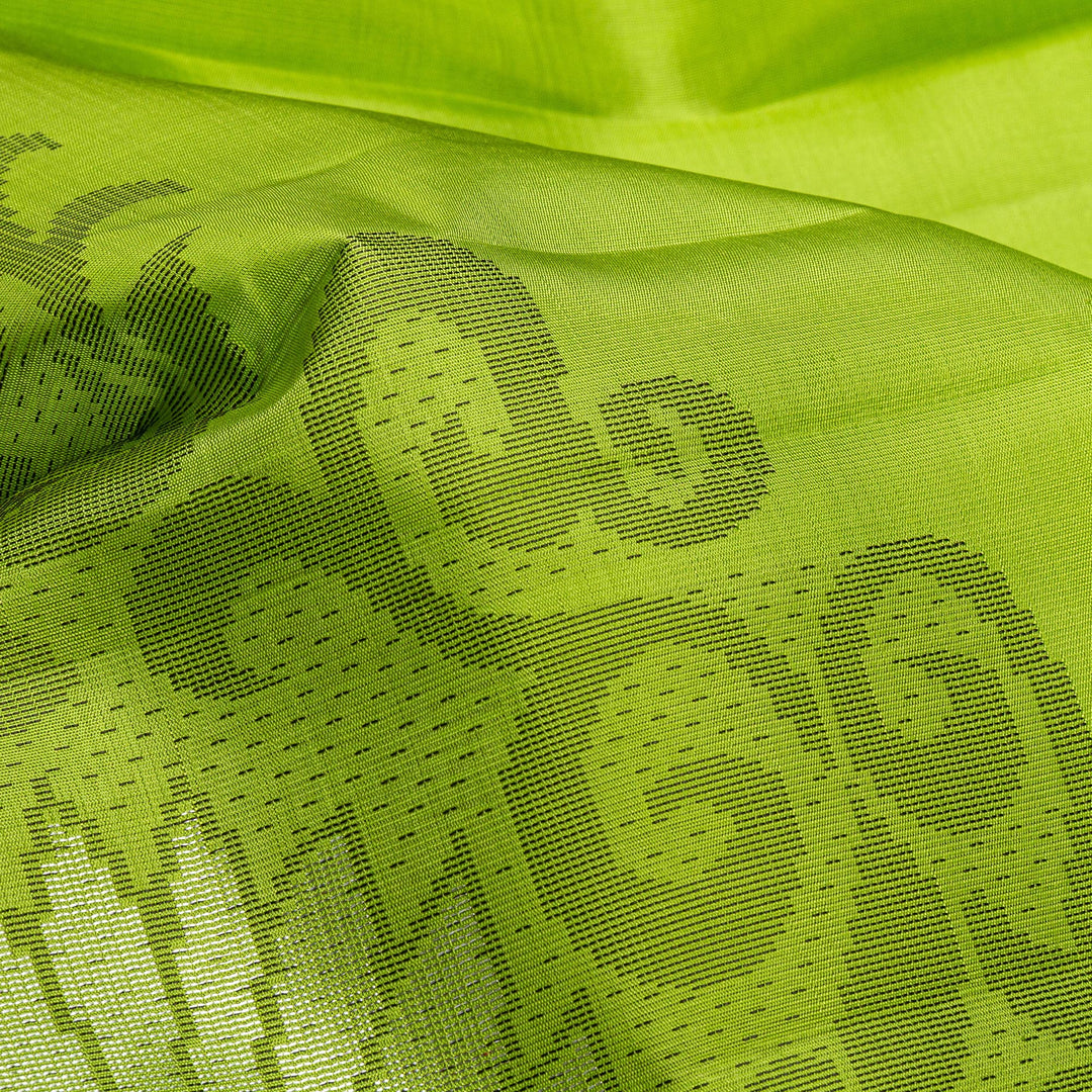 Kuberan Parrot Green Kanchivaram Silk Saree