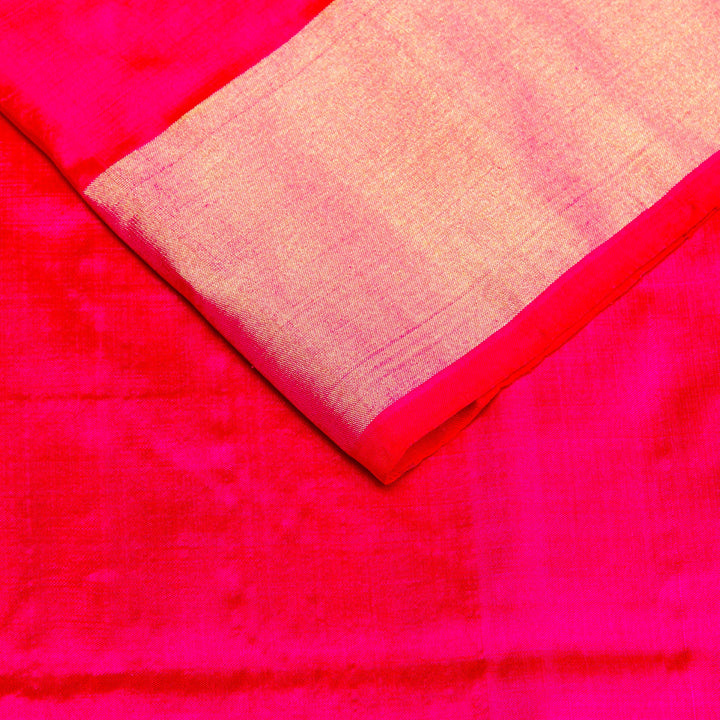 Kuberan Black Pink Pochampally Silk Saree