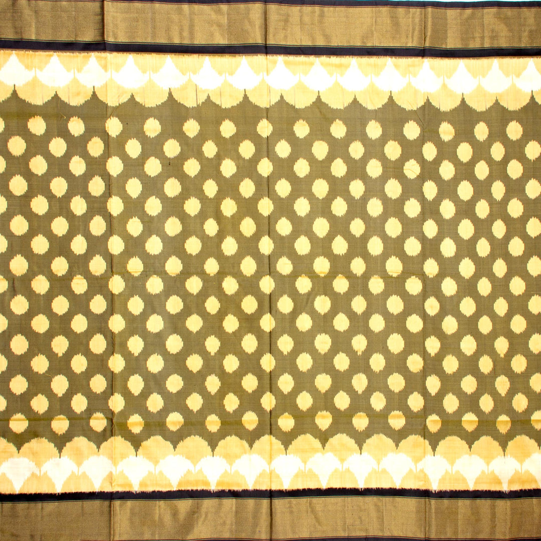 Kuberan Beige Pochampally Silk Saree