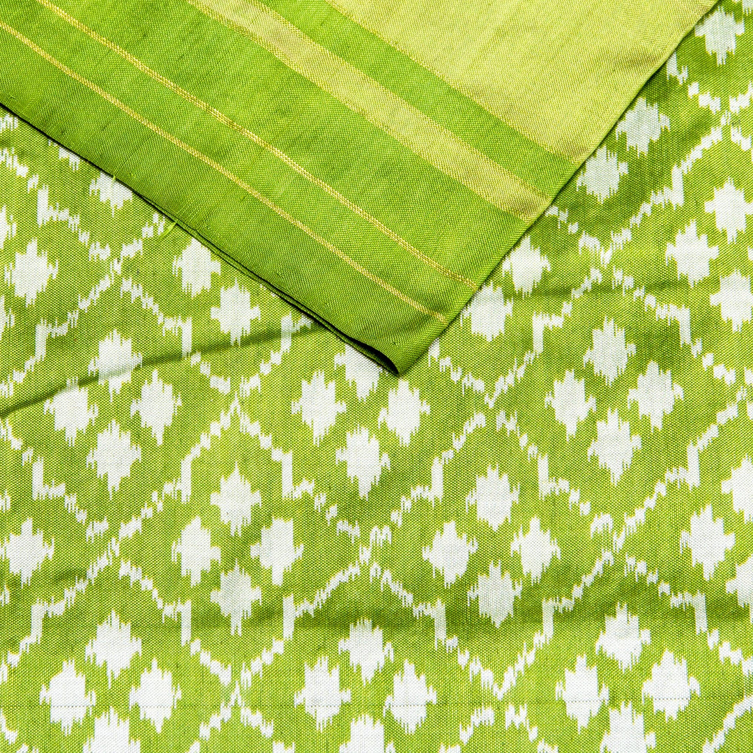 Kuberan Red Green Pochampally Silk Saree