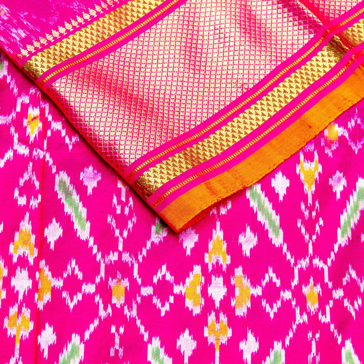 Kuberan Yellow Pochampally Silk Saree
