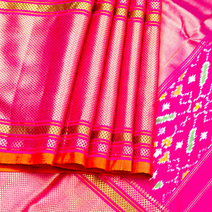 Kuberan Yellow Pochampally Silk Saree