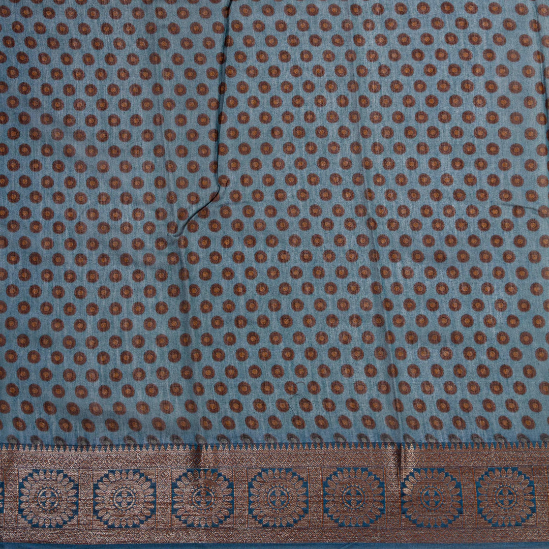 Kuberan Spruce Pure Tussar Silk Saree