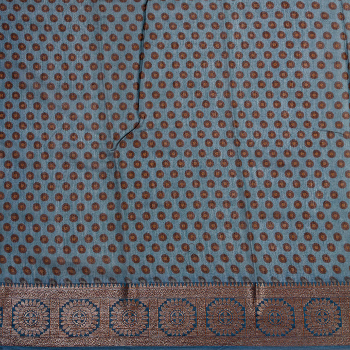 Kuberan Spruce Pure Tussar Silk Saree