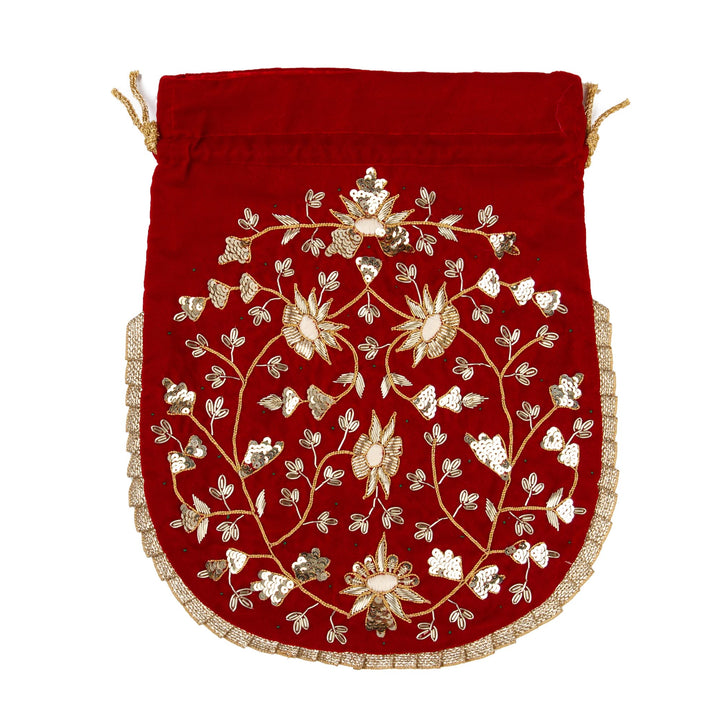 Kuberan Maroon Red Potli