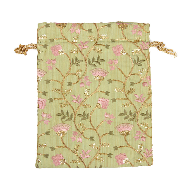 Kuberan Parrot Green Potli