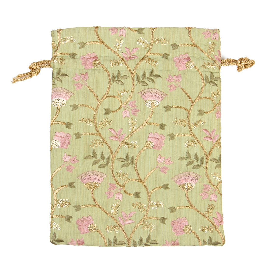 Kuberan Parrot Green Potli