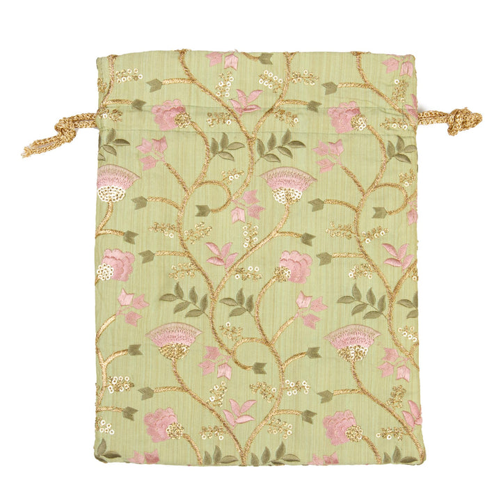 Kuberan Parrot Green Potli