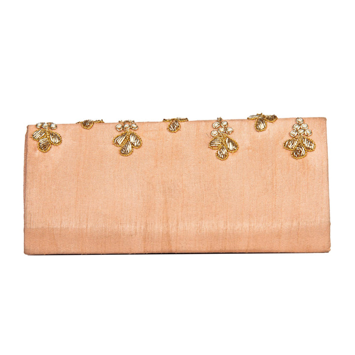 Kuberan Peach Clutch