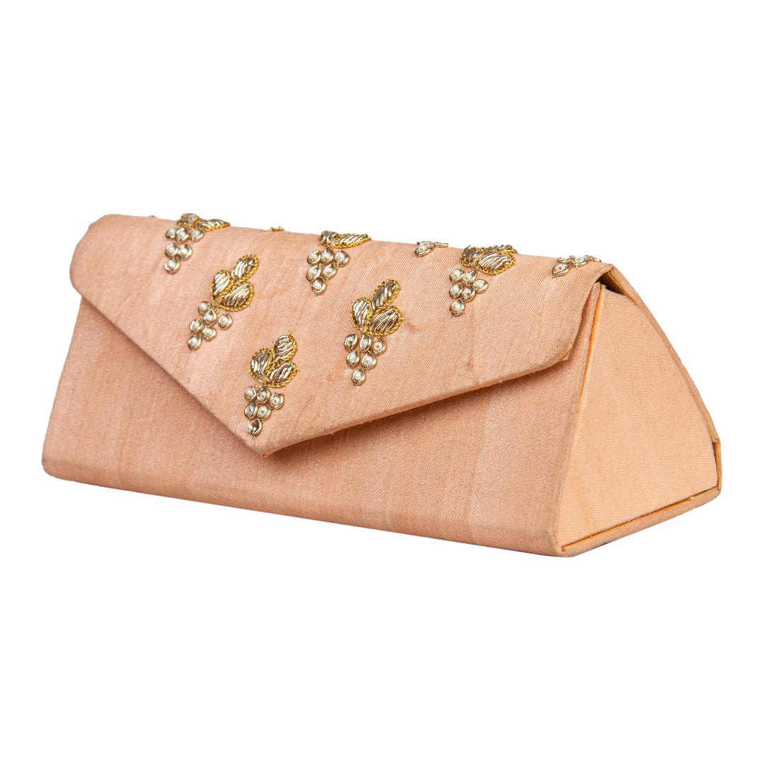 Kuberan Peach Clutch