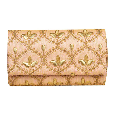Beige and Gold Clutch