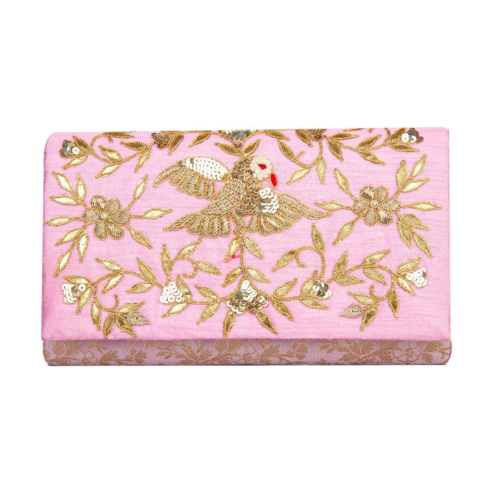 Kuberan Bright Pink Clutch