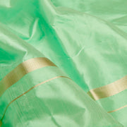 Kuberan Light Green Pure Silk Dhoti