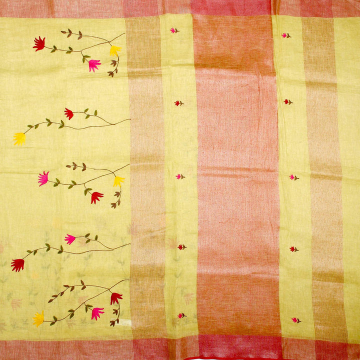 Kuberan Yellow Banaras Saree