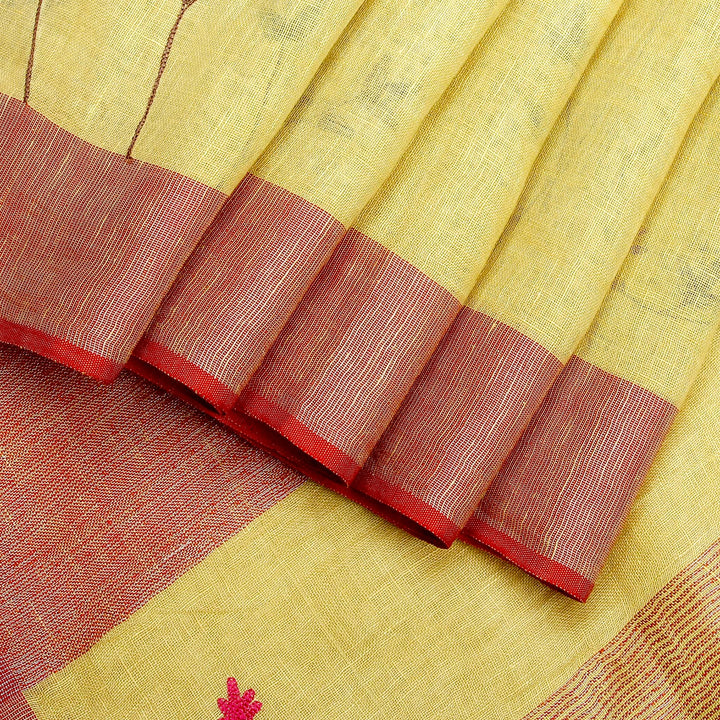 Kuberan Yellow Banaras Saree