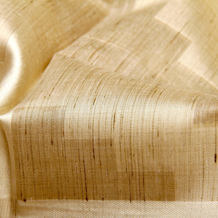 Kuberan Wood Brown Banaras Saree