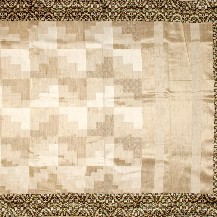 Kuberan Wood Brown Banaras Saree