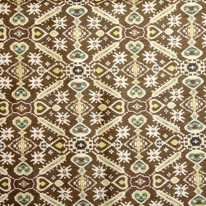 Kuberan Wood Brown Banaras Saree