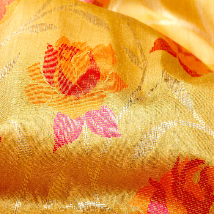 Kuberan Beige Brown Banaras Saree