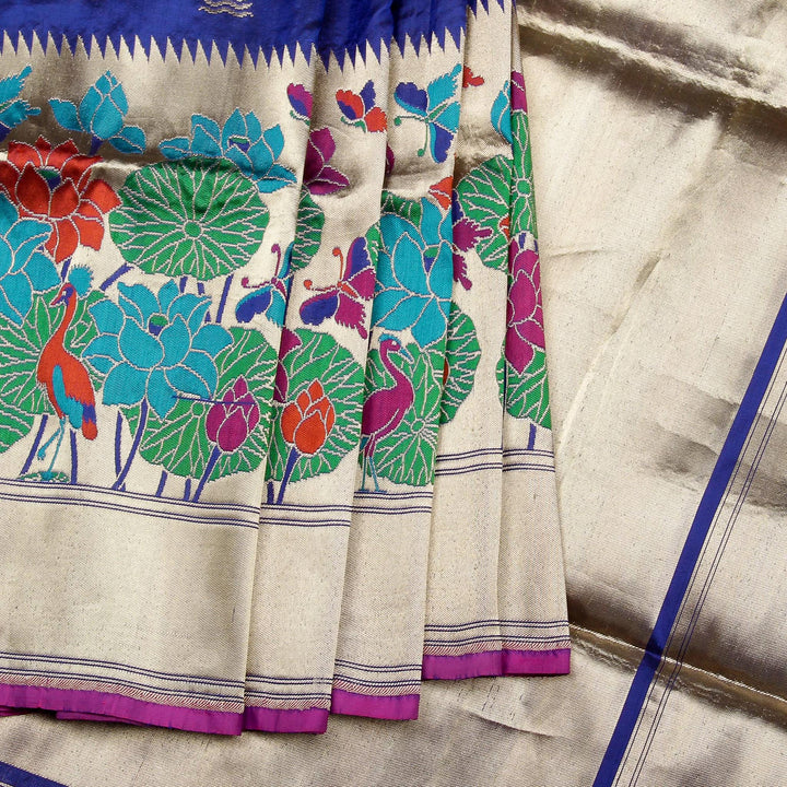 Kuberan Purple Banaras Saree