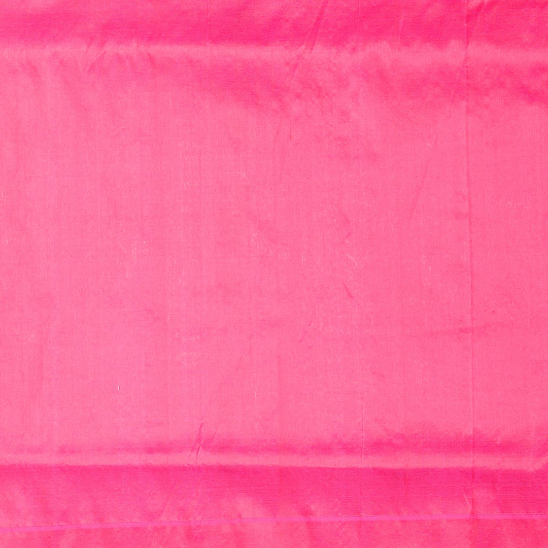Kuberan White Pink Banaras Saree