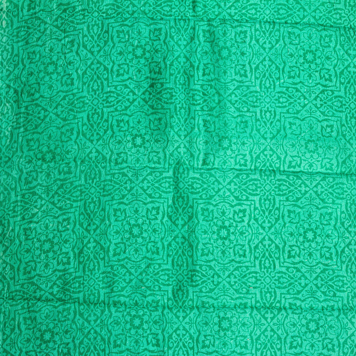 Kuberan Blue Beige Pure silk dupion  Saree