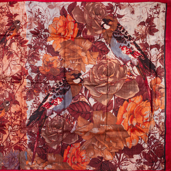 Kuberan Brown Tussar Pure Silk Saree