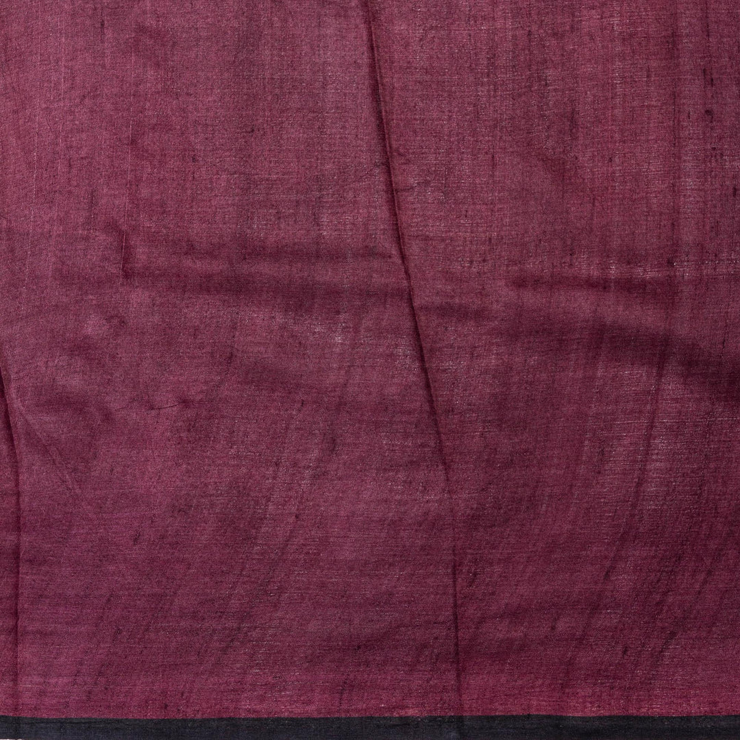 Kuberan Grey Tussar Pure Silk Saree