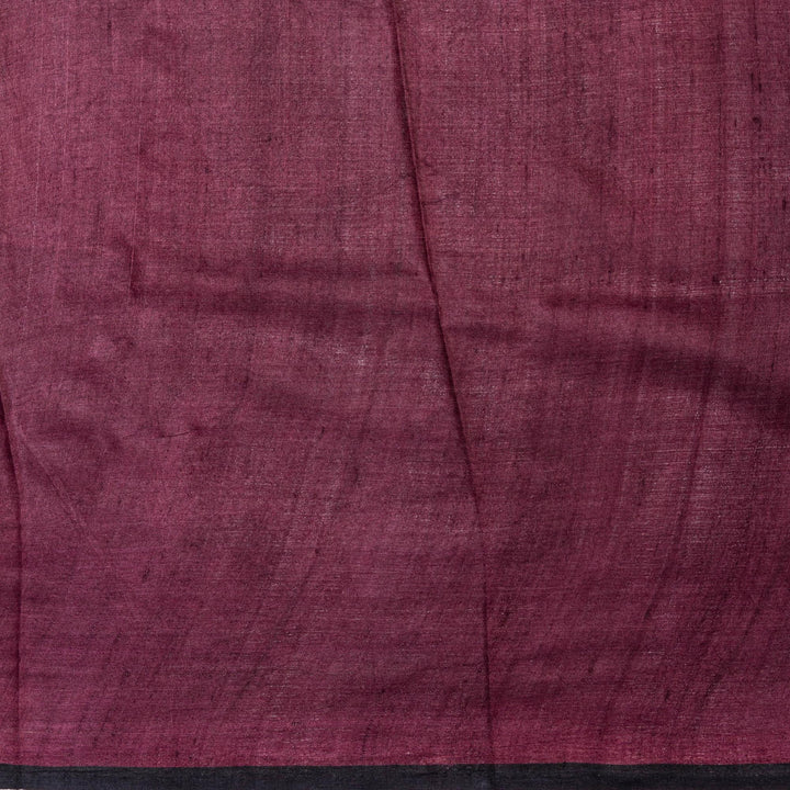 Kuberan Grey Tussar Pure Silk Saree