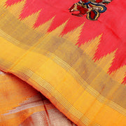 Kuberan Red Yellow Banaras Saree