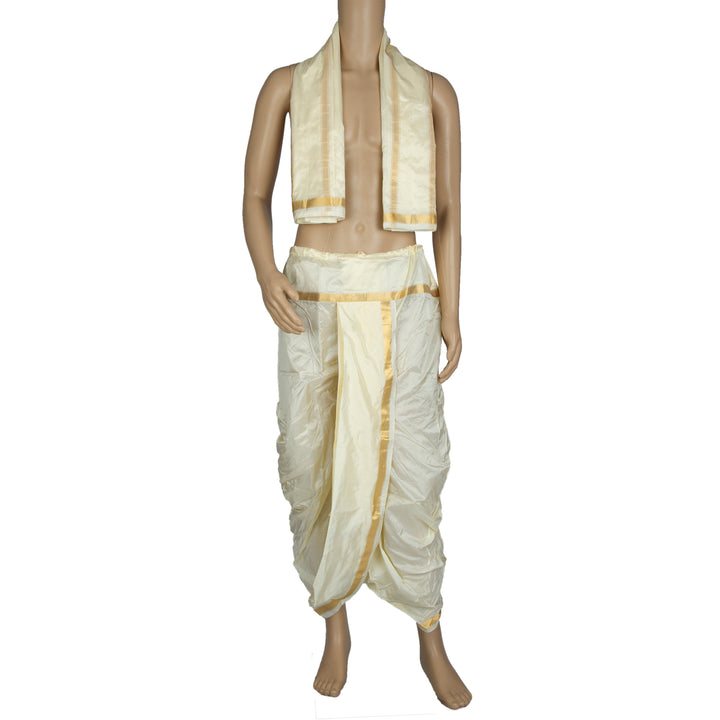 Kuberan White Dhoti and Shallya