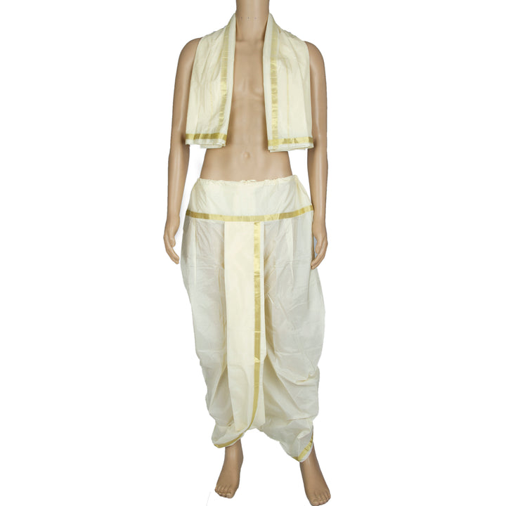 Kuberan White Dhoti and Shallya