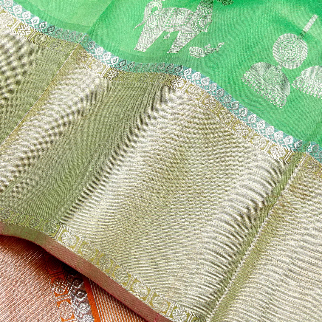 Kuberan Green Banaras Saree