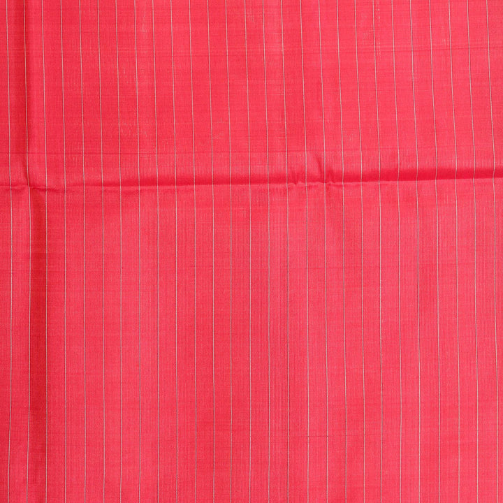 Kuberan Green Pink Raw Silk Saree