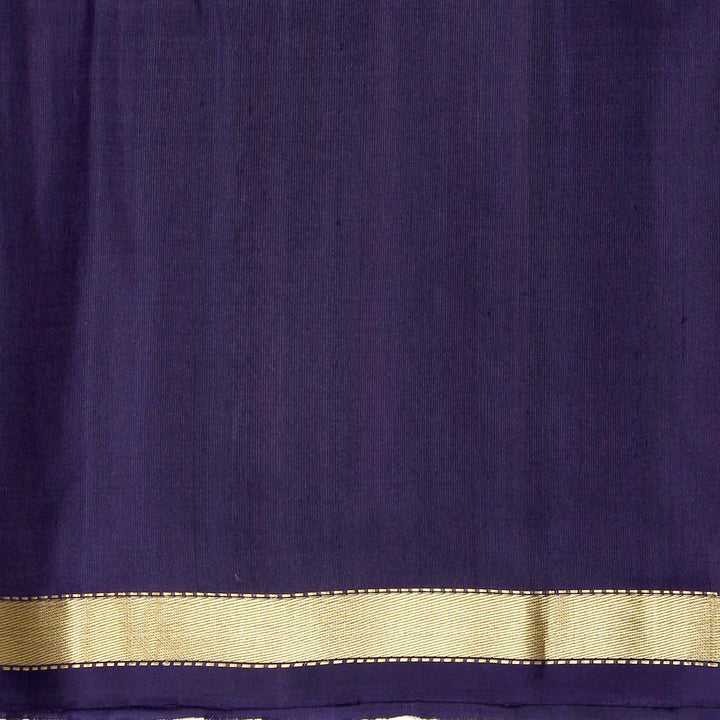 Kuberan Dark Green Raw Silk Saree