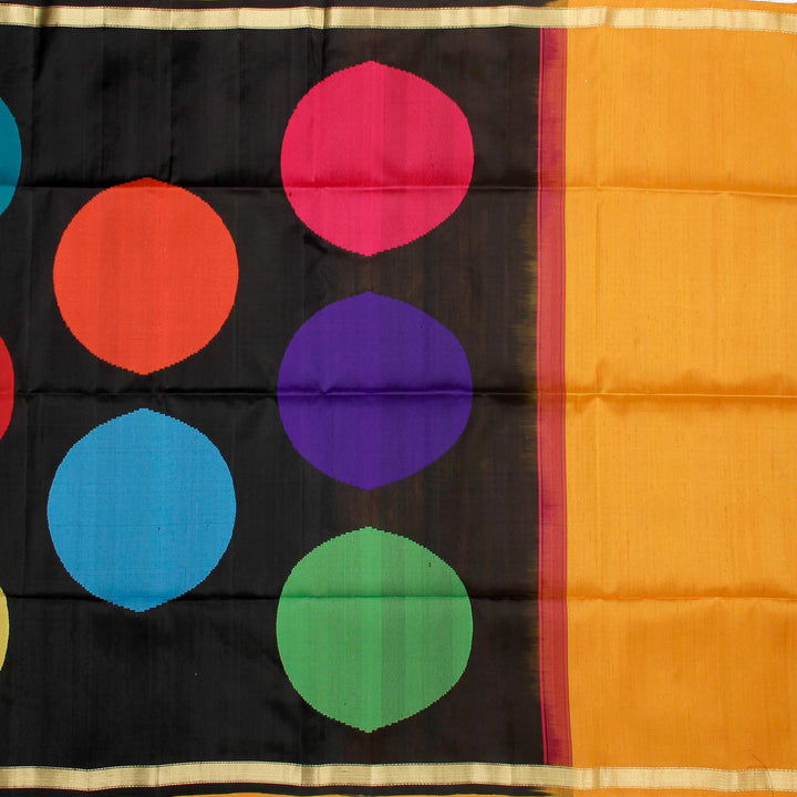 Kuberan Yellow Raw Silk Saree