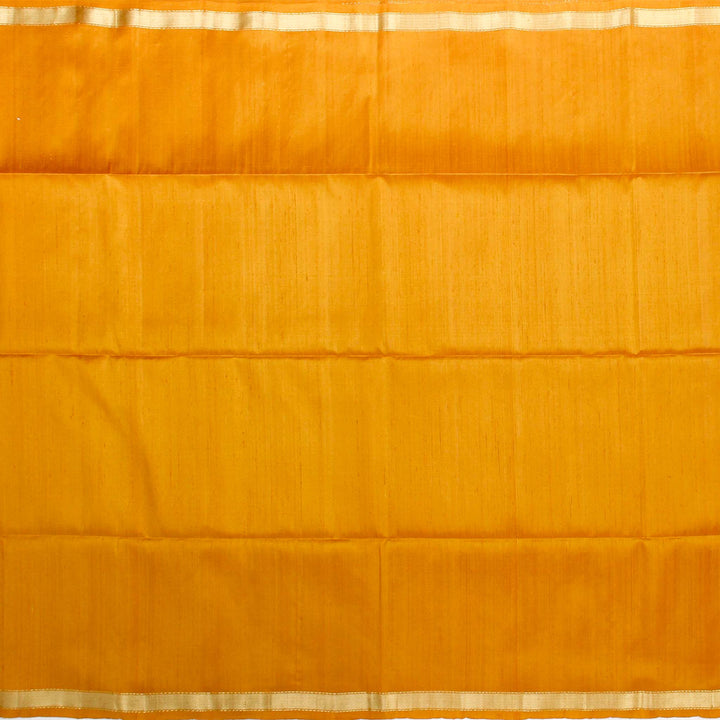 Kuberan Yellow Raw Silk Saree