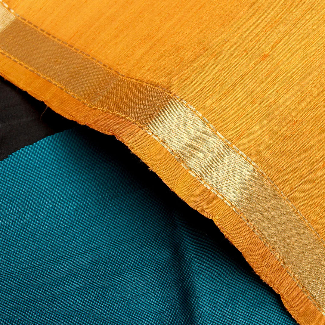 Kuberan Yellow Raw Silk Saree